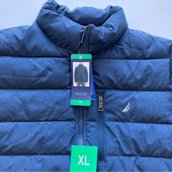 Nautica Mens Performance Water Resistant Puffer Jacket Size XL NWT - Picture 5 of 14